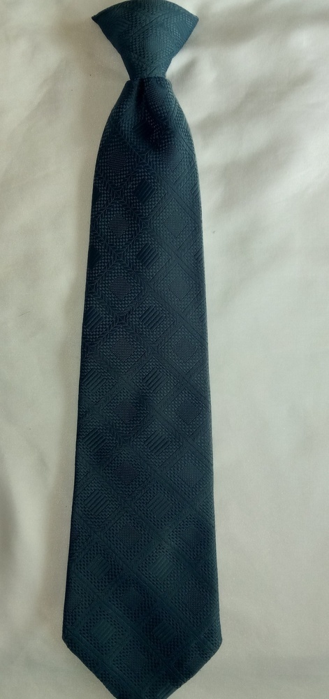 Sears Snapper Dark Blue Green Snap-on Tie